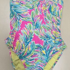 Colorful Patterned One-Piece Swimsuit